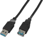 Wirewin USB 3.0 A-A MF 3.0 SW USB-kaabel 3 m USB 3.2 Gen 1 (3.1 Gen 1) USB A must