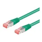 Wentronic 95647 CAT6 &uuml;henduskaabel, RJ45 pistik-pistik, 25 m, roheline