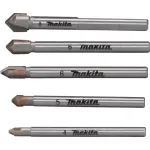 Puurikomplekt Makita E-25410 klaasile ja plaadile, 5 tk