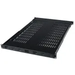 StarTech.com ADJSHELF 1U reguleeritava s&uuml;gavusega ventileeritav serverikapi riiul, 19 tolli, 80 kg (175 lb), paigalduss&uuml;gavus 480&ndash;960 mm (19,5&ndash;38 tolli), 70 cm (27,5 tolli) s&uuml;gav, must