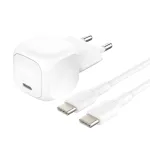 USB-C laadija Belkin BOOSTCHARGE WCA009KQ1MWH-B6 20W PD PPS &mdash; kompaktne toiteadapter