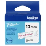 Sildistuslint Brother BTAG-132 punane l&auml;bipaistval 1.2 cm 4 m