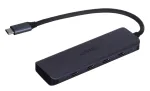 UNITEK uHUB Q4 USB-jaotur USB-C 5000 Mbit/s Hall