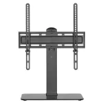 Techly ICA-LCD 323M laua teleri / monitori alus, 32&ndash;55 tolli (81,3&ndash;139,7 cm), 40 kg, p&ouml;&ouml;ratav, VESA 400x400, karastatud klaasist alus, must