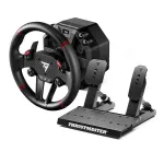 Thrustmaster T598 Must, Punane USB Rool + Pedaalid Analoog-/Digitaal PC, PlayStation 4, PlayStation 5