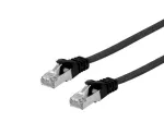 V&otilde;rgukaabel Equip Cat.6A U/FTP lame paigalduskaabel RJ-45 0,5 m must