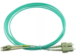 BlueOptics 055702K512000030M-BO Duplex valguskaabli &uuml;henduskaabel, LC/UPC &ndash; SC/UPC, OM3 50/125 &micro;m, 30 m, beež