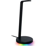 Razer Base Station V2 Chroma, must, 2 x USB 3.1 porti, 1 x 3,5 mm kombiport sisseehitatud DAC-iga, 7.1 ruumiline heli, Razer Chroma&trade; RGB, alumiiniumkonstruktsioon, libisemiskindel alus