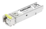 Intellinet Gigabit Fiiber WDM Kahesuunaline SFP Optiline Transiiverimoodul 1000Base-BX-D (LC) &Uuml;hemoodiline Port, 120 km (75 mi.), BiDi WDM (RX1490/TX1550), MSA-&uuml;hilduv Maksimaalse &Uuml;hilduvuse Tagamiseks, H&otilde;bedane