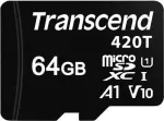 Transcend - Flash Memory Card - 64 GB - UHS-I / Class10 - microSDXC UHS-I (TS64GUSD420T)