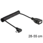 USB-kaabel DeLOCK 83354 USB 2.0 0,5 m Micro-USB B USB A Must