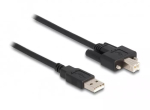 DeLOCK kaabel USB 2.0 Type-A isane Type-B isane kruvidega 0,5 m