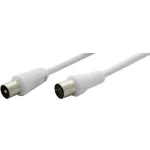 Wentronic Goobay antenni&uuml;henduskaabel, valge, 15 m - IEC/Coax pistik IEC/Koax-pesa (11515)