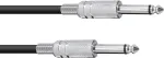 Mono 6,3 mm kaabel Omnitronic 3021050D 1,5 m &mdash; 6,3 mm TS instrument-/kasutuskaabel, must
