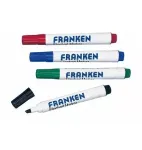 Marker Franken Z2203 4 tk Must Sinine Roheline Punane