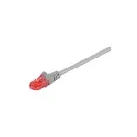 Wentronic Goobay CAT 6 patch-kaabel, U/UTP, hall, 2 m - LSZH halogeenivaba, vask (93671)