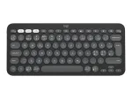 Logitech Pebble Keys 2 K380s - klaviatuur - juhtmevaba - Bluetooth LE - QWERTY - P&otilde;hjamaade (taani/soome/norra/rootsi) - tonaalne grafiit (920-011879)