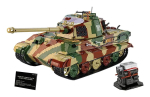 Ehitusm&auml;nguasi tank Cobi Tiger II King Tiger m&otilde;&otilde;tkavas 1:12 mudel
