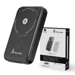 Extralink MagSafe 10000 mAh akupank, grafiit, 38,5 Wh, PD20W+15W, USB-C/USB-A