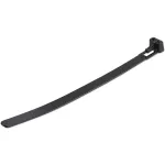 StarTech.com 6-tollised (15 cm) korduvkasutatavad kaablisidemed - 1/4 tolli (7 mm) laiad, 1-3/8 tolli (35 mm) kimbu l&auml;bim&otilde;&otilde;t, 50 naela (22 kg) t&otilde;mbetugevus, avatavad nailonsidemed, sise-/v&auml;listingimustesse, 94V-2/UL loetletud, 100 tk pakend - Must