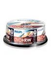 Philips DVD+RW DW4S4B25F/00 taaskirjutatavad kettad, 25 tk, 4,7 GB, 120 min, 4x