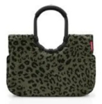 Tote kott Reisenthel loopshopper L &mdash; 25 L, 460&times;250 mm, alumiiniumraam, must/pruun