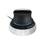 3D-hiir 3Dconnexion SpaceMouse Compact must hall kerge disain lihtne navigeerimine