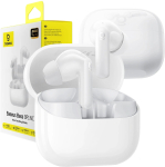 In-Ear TWS Earbuds Baseus Bass BP1 NC &ndash; Active Noise Cancellation, Valge