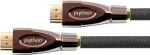 GOOD CONNECTIONS Python HDMI 2.0 kaabel 5,0 m must - HDMI isane isane, 4K@60Hz, 24K kullatud, OFC, nailonpunutisega (GC-M0019)