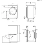 Electrolux EW2F528WP Eestlaaditav pesumasin, 8 kg, 1200 p/min, valge