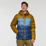 Cotopaxi Fuego Max Down Hooded Jacket - Bronze / Deep Sea, Size L