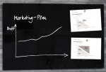 SIGEL Artverum GL140 Magnetic Glass Board 1000 x 650 mm White Frameless
