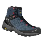 SALEWA Alp Trainer 2 Mid GTX naiste matkasaapad - Java Blue/Fluo Coral - UK 5 (EU 38)