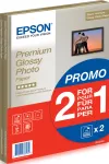 Epson Premium Glossy fotopaber - A4 - 2x 15 lehte