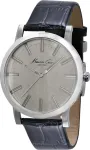 KENNETH COLE meeste k&auml;ekell IKC1931 44mm roostevabast terasest korpus, sinine sihverplaat, pruun nahkrihm