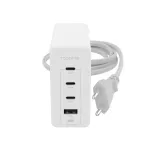 mophie Accessories-seinalaadija-USB-C-PD-HUB-120W-GAN-valge-EU(3xUSBC + 1xUSBA)