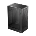 PC korpus DeepCool CH170 PLUS Tower Must &mdash; micro-ATX/mini-ITX, karastatud klaas, USB-C, &uuml;lemine PSU