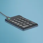R-Go Tools Numpad Break numbriklaviatuur, ergonoomiline numbriklahvistik koos pausitarkvaraga, juhtmega, must