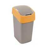 Curver Flip Bin 9L pr&uuml;gikast h&otilde;bedane/kollane