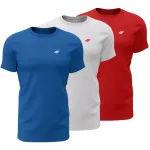 Meeste T-s&auml;rk 4F M4482 3-pakk sinine, valge, punane 4FWSS26TTSHM4482 90S XL
