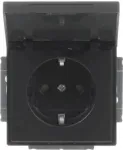 Busch-Jaeger SCHUKO pistikupesa sisu, mati must, 20 EUKB-885 2CKA002018A1523