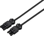 Sygonix SY-6676364 pikendusjuhe must 1,5 m CEE 7/7 kuni CEE 7/3