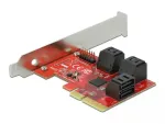 SATA PCI Express x4 kaart DeLOCK 6 porti madalprofiilne vormitegur