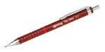 Rotring Tikky Retro mehaaniline pliiats 0,5 mm punane kroomitud h&uuml;lss kummist k&auml;epide 2202568