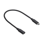 Akyga AK-USB-32 USB-C (M) - USB-C (F) pikenduskaabel, USB 3.1, 0,3 m