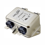 Akyga EN2010-1-F &uuml;hefaasiline EMI-filter, 1 A, 120-250 V AC, 50/60 Hz, 6,3 mm klemmid