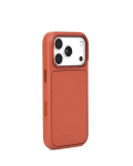 Mujjo Troubadour modulaarne nahk&uuml;mbris Apple iPhone 18 Pro / 17 Pro, MagSafe, terrakota