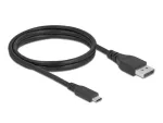 USB USB-C to DisplayPorti kaabel DeLOCK 86040 8K 60 Hz 1.5 m
