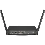 Laualine ruuter MikroTik hAP ac&sup3; Kaheribaline Wi‑Fi 5, Qualcomm IPQ4019 719 MHz, 5x Gigabit RJ‑45, 1x USB, PoE, 2 v&auml;list antenni, must