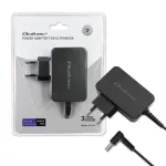 Qoltec 51033 toiteadapter HP ultrabookidele, 45 W, 19,5 V, 2,31 A, 4,5x3,0 mm + tihvt, siseruumidesse, must